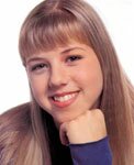 Jodie Sweetin as a young woman